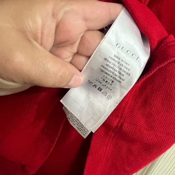 Gucci Orso & Bosco Patch Polo Shirt Small Year Of Dog - Picture 6 of 10